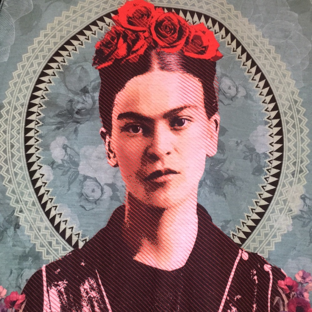 Frida Kahlo sleeveless tee NWOT